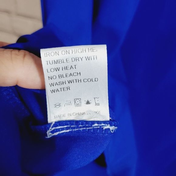 Mommy & me matching holiday blue pom pom dresse 4t & large - Picture 8 of 16